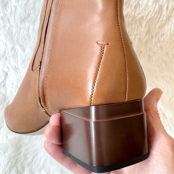 Franco Sarto Waxton Ankle Bootie Hazelnut Leather 7M - Picture 5 of 15